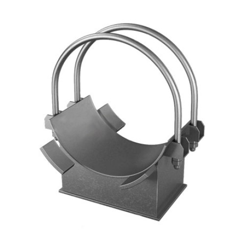 Опора хомутовая неподвижная для трубопроводов ТЭС и АЭС Ст20 133х100х150х100 мм ОСТ 34-10-618-93 в Казани

