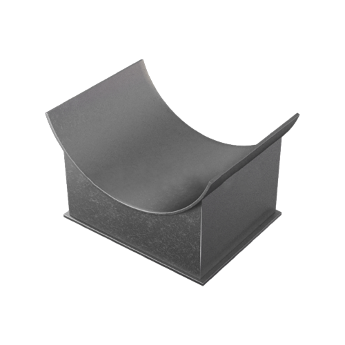 Опора неподвижная приварная для трубопроводов ТЭС и АЭС Ст3 720х600х600х150 мм ОСТ 34-10-616-93 в Казани

