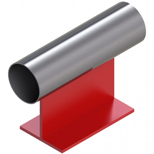 Опора неподвижная приварная тавровая для тепловых сетей исп. А21 09Г2С 89х170х150 мм ОСТ 36-146-88 3,1 кг