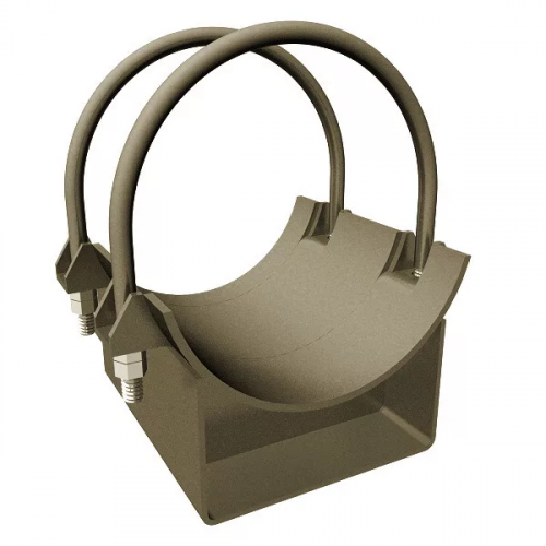 Опора двуххомутовая неподвижная 273 мм ОСТ 108.275.37-80 в Казани

