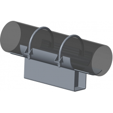 Опора неподвижная хомутовая с корпусом для тепловых сетей ТС-670.00.00 219х180х340х100 мм Серия 5.903-13 выпуск 7-95 20,9 кг
