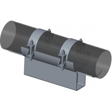 Опора неподвижная бугельная с корпусом для тепловых сетей ТС-671.00.00 1420х700х680х150 мм Серия 5.903-13 выпуск 7-95 348 кг