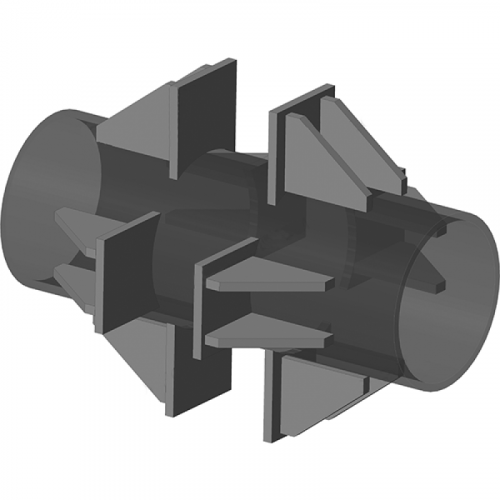 Опора неподвижная четырехупорная для тепловых сетей ТС-661.00.00 1220х400х336х1480 мм Серия 5.903-13 выпуск 7-95 136 кг