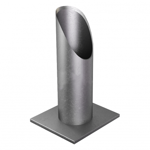 Опора неподвижная трубчатая с круто изогнутыми отводами для тепловых сетей исп. А1 Ст20 89х100 мм ОСТ 36-146-88 2,2 кг