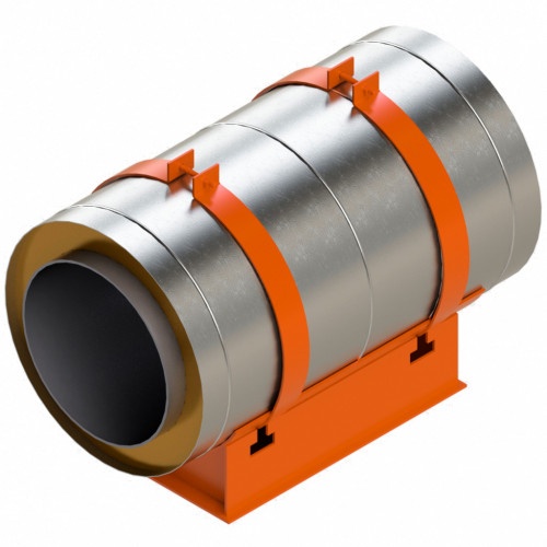 Опора скользящая хомутовая ТС-626.000 480х380х150 мм Серия 5.903-13 выпуск 8-95 55,8 кг