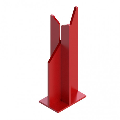 Опора подвижная для сварных отходов ТС-631.000 820х450х700х1266 мм Серия 5.903-10 выпуск 8-95 187 кг