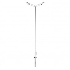 Опора освещения силовая граненая прямостоечная ОСп-0,7(90)-9,0-11,5-02-Ц 09Г2С 90х301х9 мм