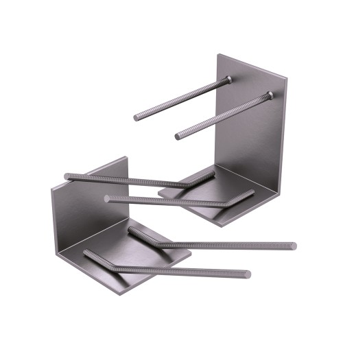 Закладная деталь для железобетонных конструкций оцинкованная петля МН826 1.400-15.В1.В10-25 219х4,5х240 мм Серия 1.400-15 Выпуск 1